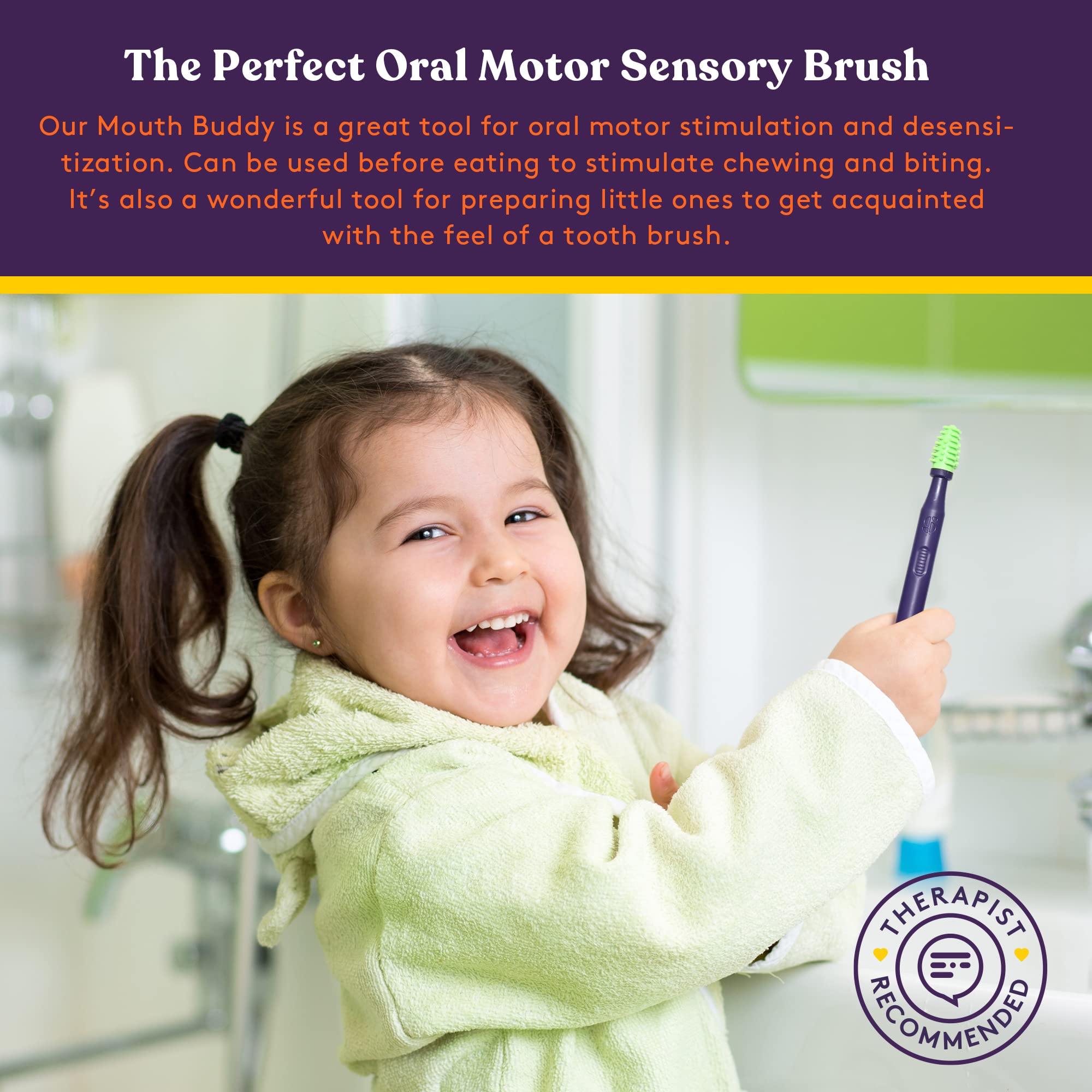 Foto 6 pulgar | Paquete De 6 Cepillos Bucales Sensoriales Y Herramientas De Estimulación Oral - Venta Internacional.
