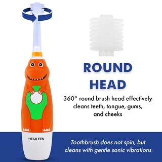 Foto 3 | Cepillo De Dientes Eléctrico Brilliant Oral Care Kids Sonic Dinosaur - Venta Internacional.