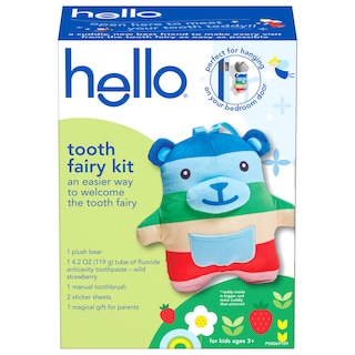 Foto 1 | Kit Hello Para El Hada De Los Dientes Con Cojín, Colgador De Puerta Y Osito De Peluche - Venta Internacional.