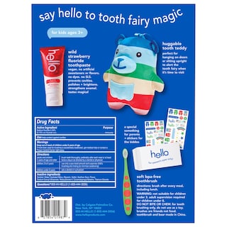 Foto 6 | Kit Hello Para El Hada De Los Dientes Con Cojín, Colgador De Puerta Y Osito De Peluche - Venta Internacional.