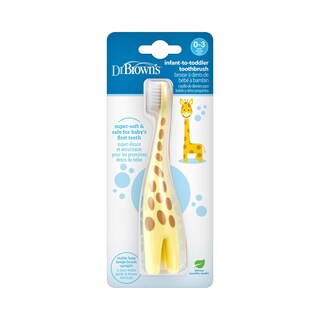 Foto 1 | Cepillo De Dientes De Entrenamiento Para La Jirafa Del Dr. Brown Para Bebés Y Niños Pequeños - Venta Internacional.