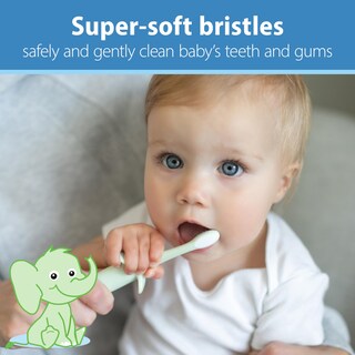 Foto 2 | Cepillo De Dientes Dr. Brown's Soft Baby Para Bebés De 0 A 3 Años - Venta Internacional.