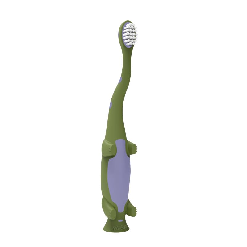 Foto 3 pulgar | Cepillo De Dientes Dr. Brown's, Dinosaurio Verde Para Bebés Y Niños Pequeños De 1 A 4 Años - Venta Internacional.