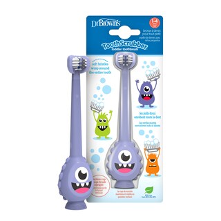 Foto 1 | Cepillo De Dientes Dr. Brown's Toothscrubber De 1 A 4 Años Con Ventosa - Venta Internacional.