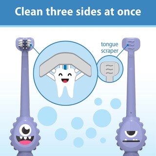 Foto 2 | Cepillo De Dientes Dr. Brown's Toothscrubber De 1 A 4 Años Con Ventosa - Venta Internacional.