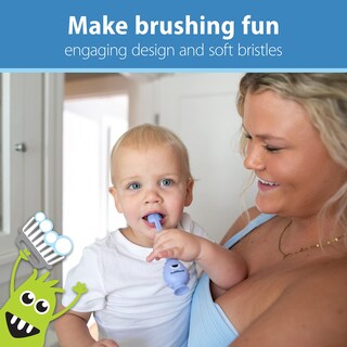 Foto 6 | Cepillo De Dientes Dr. Brown's Toothscrubber De 1 A 4 Años Con Ventosa - Venta Internacional.