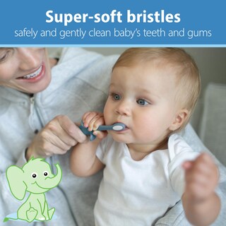 Foto 2 | Cepillo De Dientes De Entrenamiento Del Dr. Brown Para Bebés De 0 A 3 Años - Venta Internacional.