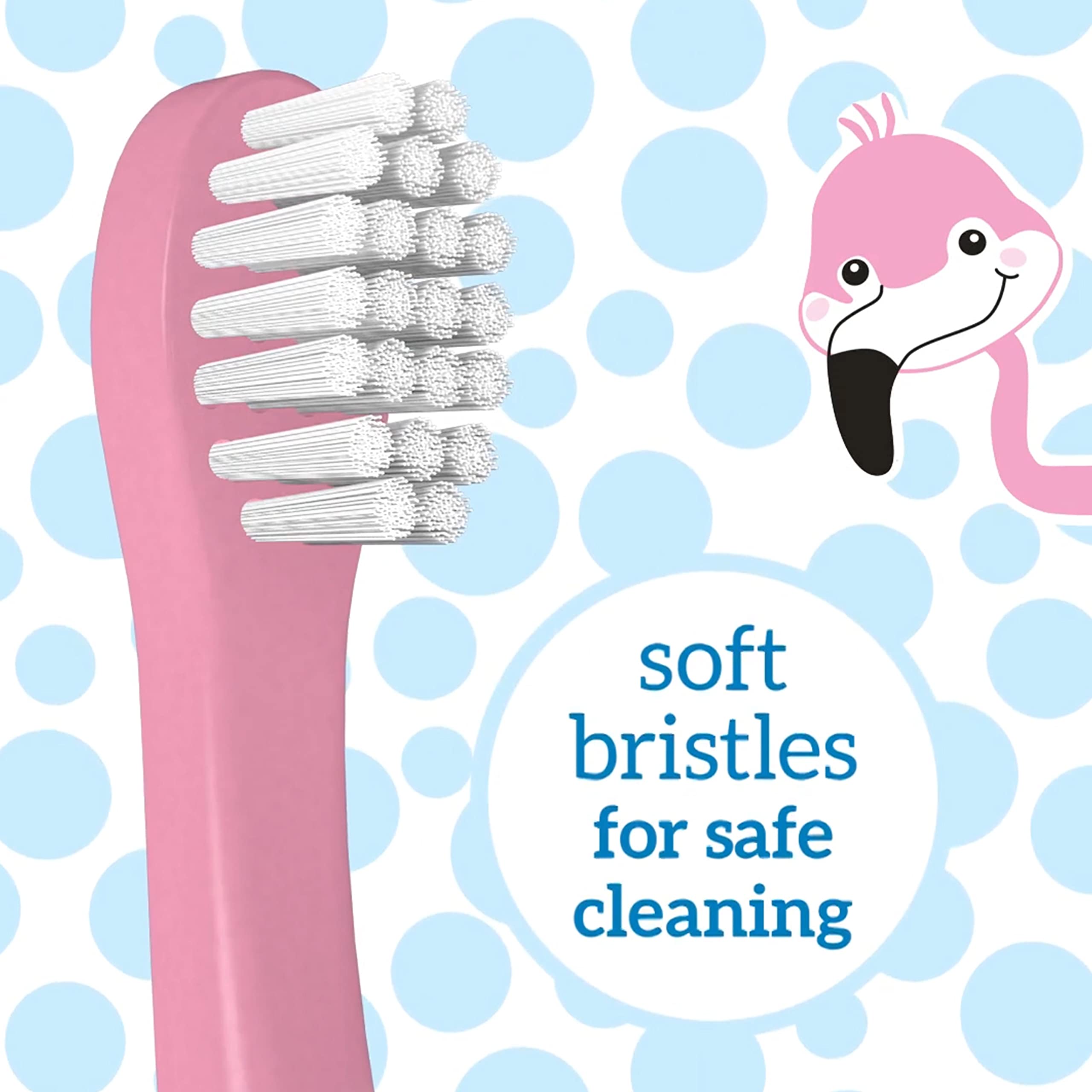 Foto 4 pulgar | Cepillo De Dientes Dr. Brown's Flamingo Para Bebés Y Niños Pequeños, Paquete De 1 A 4 Años - Venta Internacional.