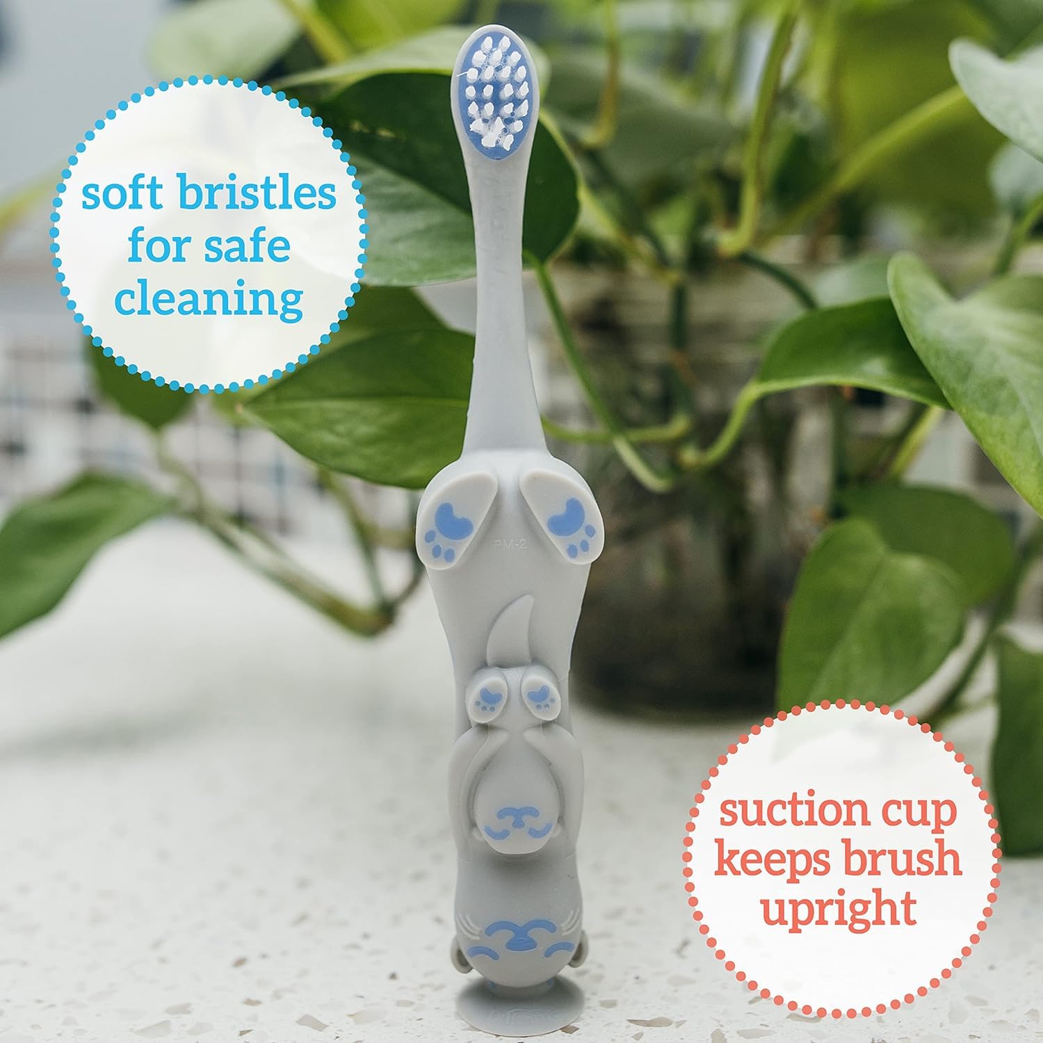 Foto 2 | Cepillo De Dientes Dr. Brown's Otter Para Niños Pequeños, Cerdas Suaves De 1 A 4 Años - Venta Internacional.