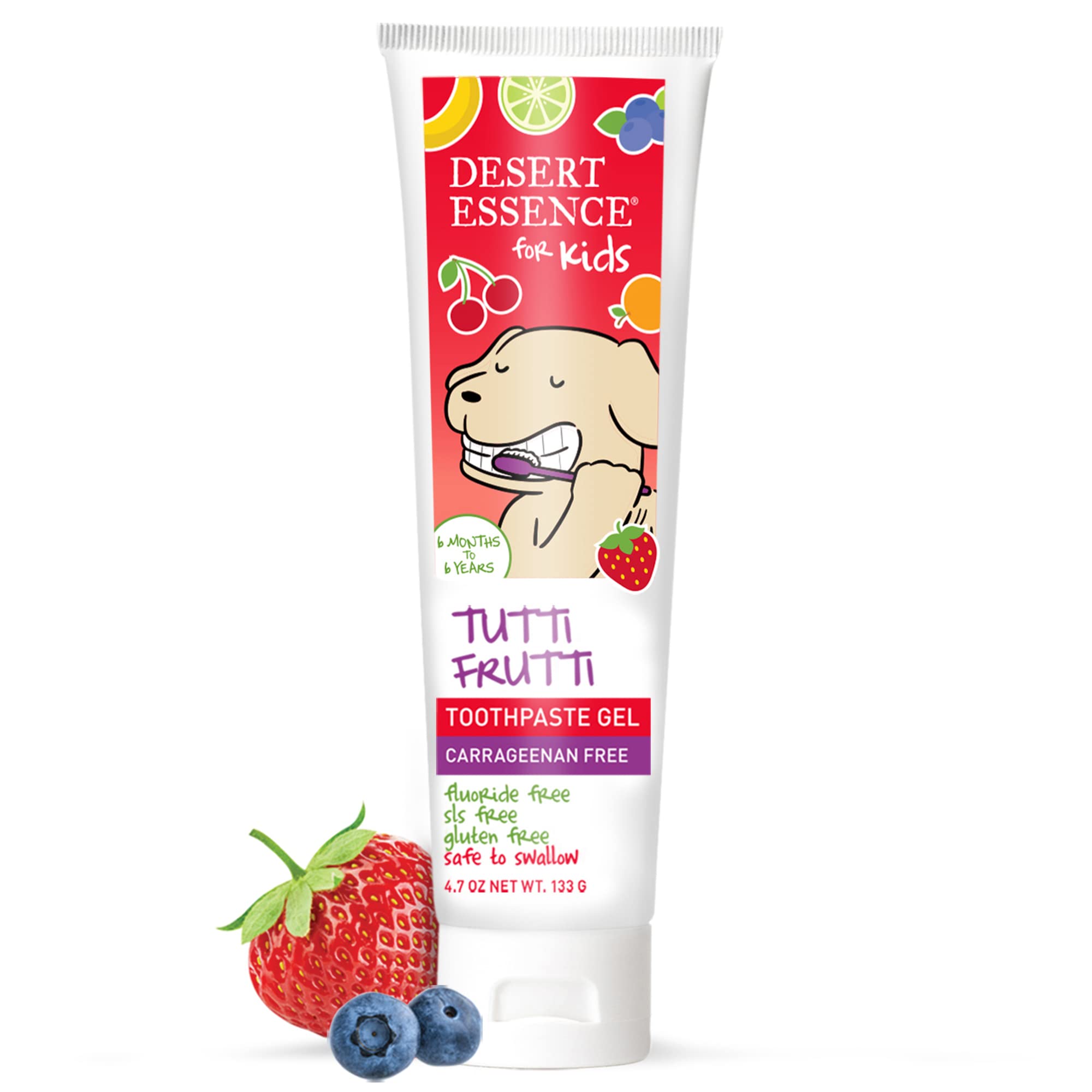 Foto 3 pulgar | Pasta De Dientes En Gel Desert Essence Sin Flúor Para Niños 140 Ml - Venta Internacional.