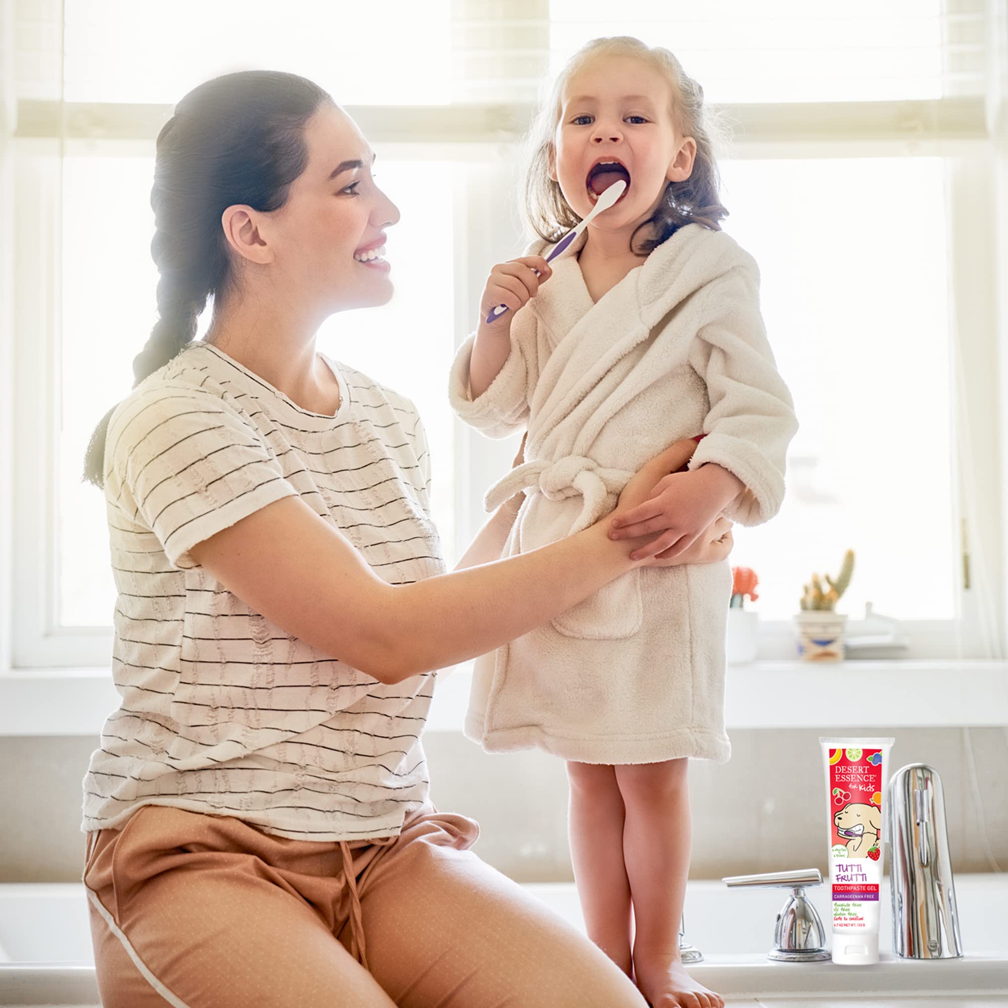 Foto 5 pulgar | Pasta De Dientes En Gel Desert Essence Sin Flúor Para Niños 140 Ml - Venta Internacional.