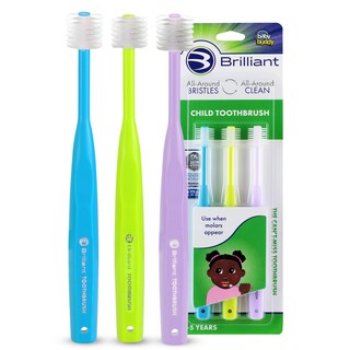 Foto 1 | Cepillo De Dientes Brilliant Oral Care Child Soft Bristles 2-5 Años - Venta Internacional.