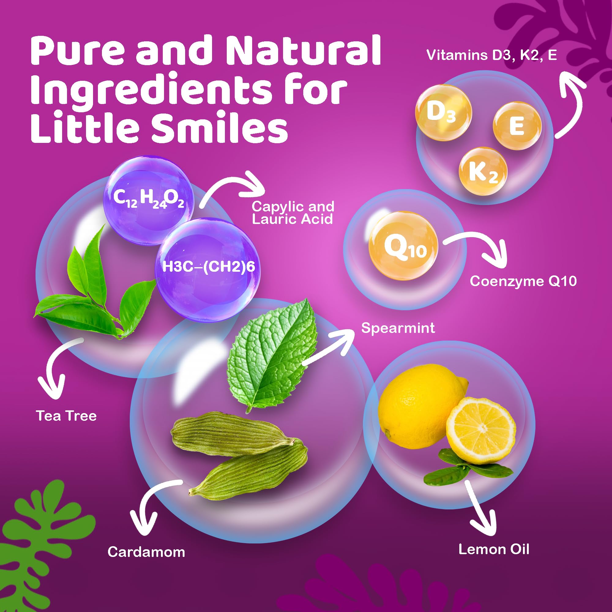 Foto 2 | Enjuague Bucal Gurunanda Kids Oil Pulling  Sin Alcohol  240 Ml - Venta Internacional.