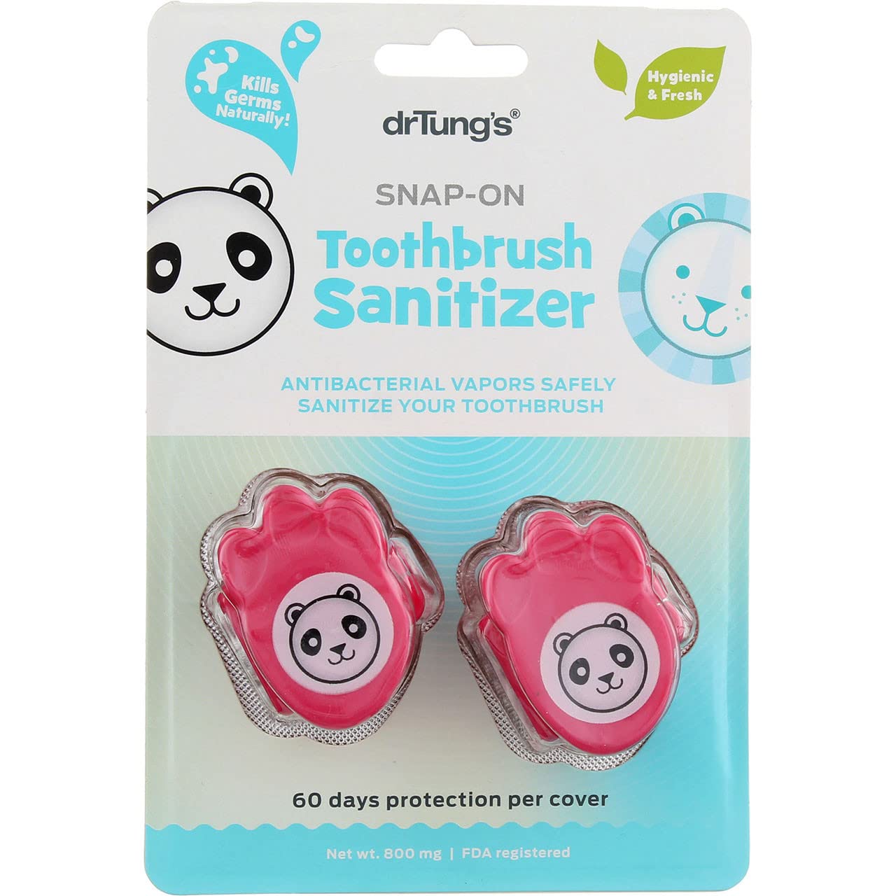 Cepillo De Dientes Desinfectante Para Cepillos De Dientes Drtung's Kids Snap-on  Paquete De 2 - Venta Internacional.