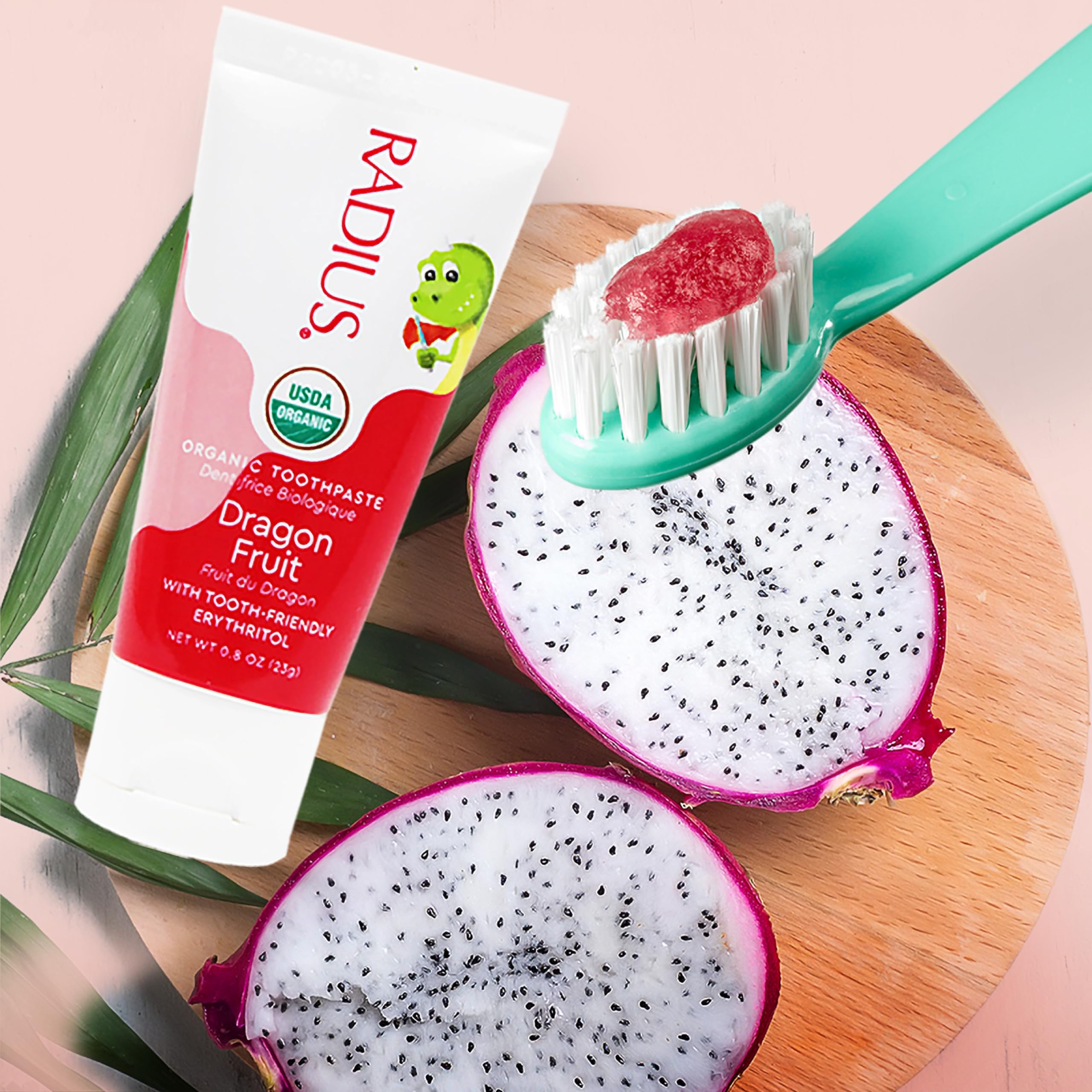 Foto 8 pulgar | Pasta De Dientes Radius Usda Organic Kids Dragon Fruit  90 Ml  Paquete De 1 - Venta Internacional.