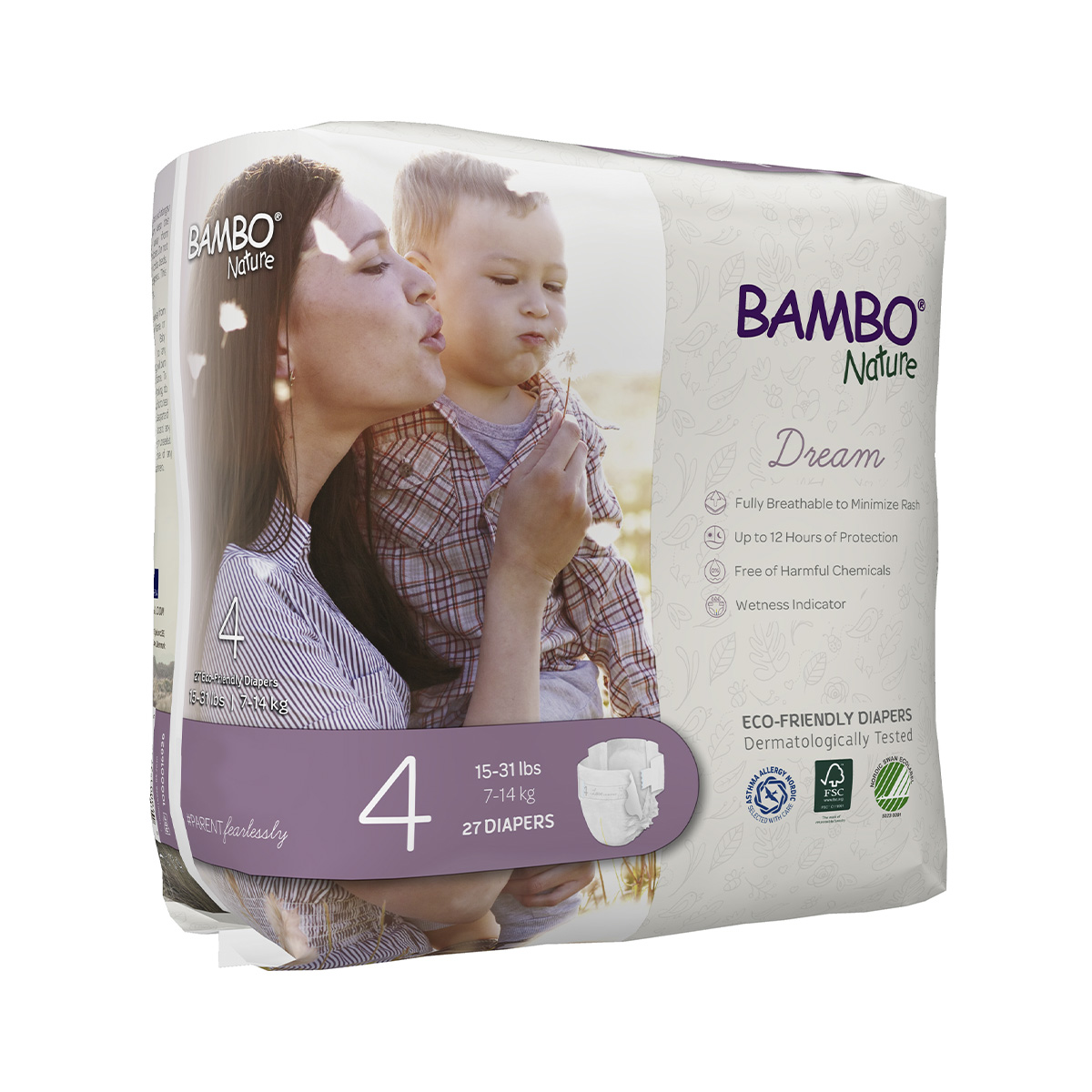 Pañales Bambo Nature Dream 162 Piezas Talla 4