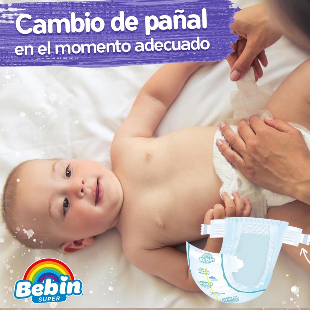 Foto 7 | Pañal Bebé Bebin Súper Flexisec Talla Xxg Etapa 6 160 Piezas