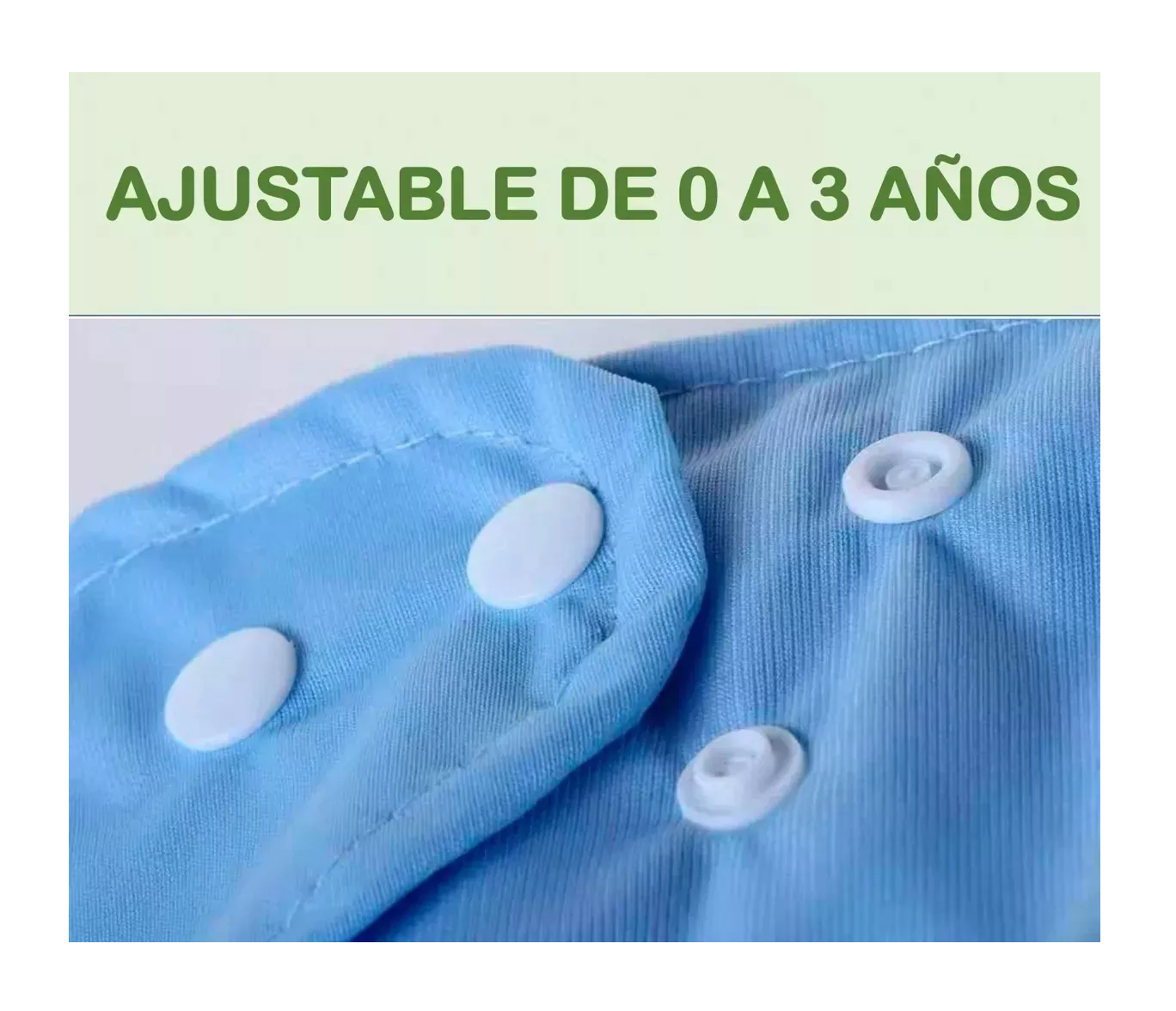 Foto 5 | Pañales Reutilizables Belug 5 Piezas para Bebé