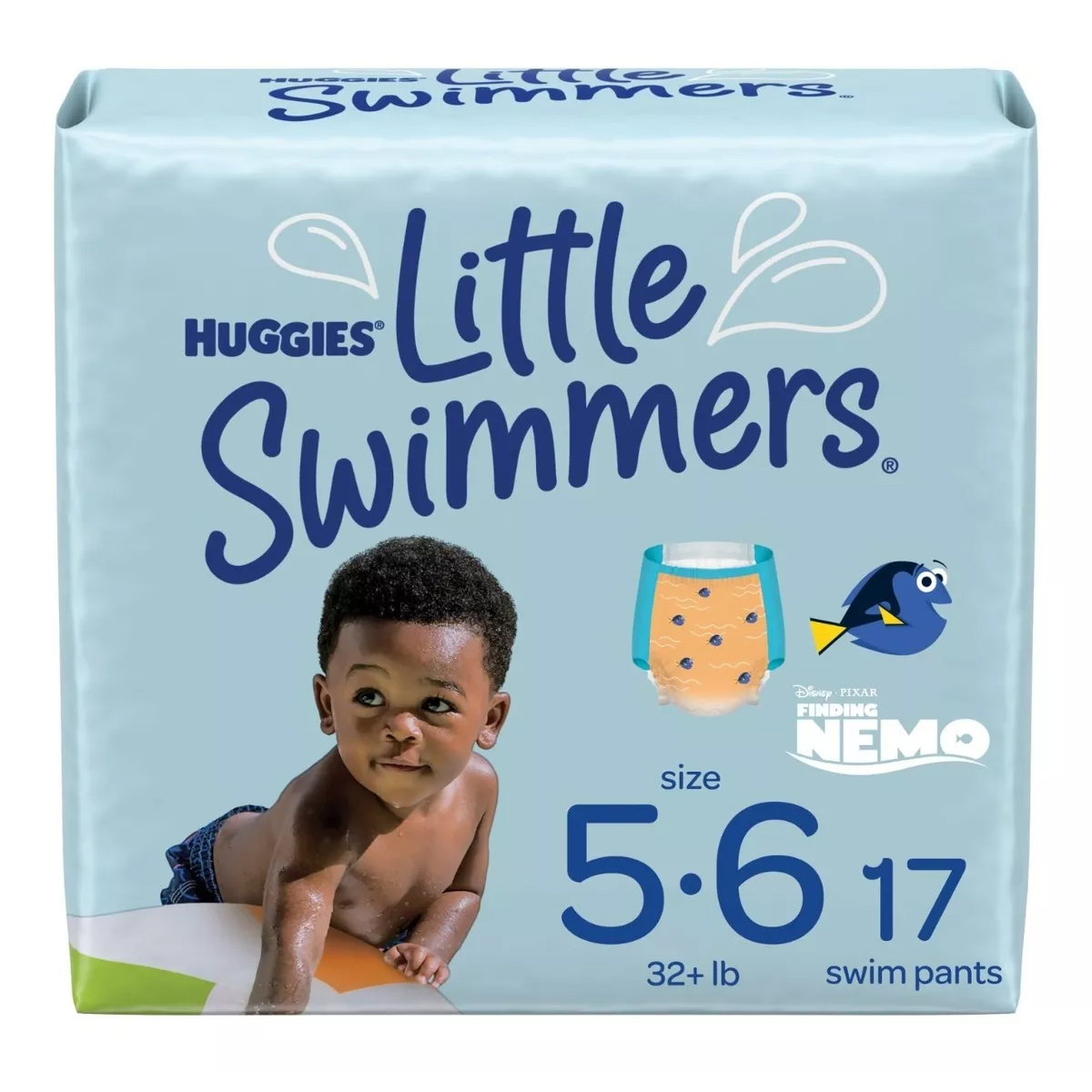 Foto 2 pulgar | Pañales Desechables Huggies Little Swimmers Talla 5-6