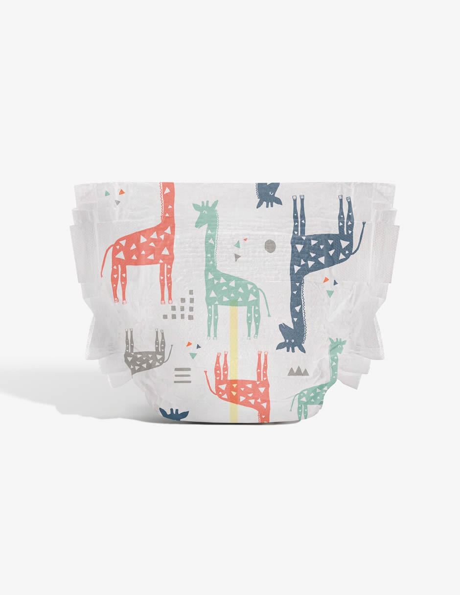 Foto 2 pulgar | Honest Clean Conscious Diaper - 1 Multi Color Giraffes For Kids 35 Count Diapers