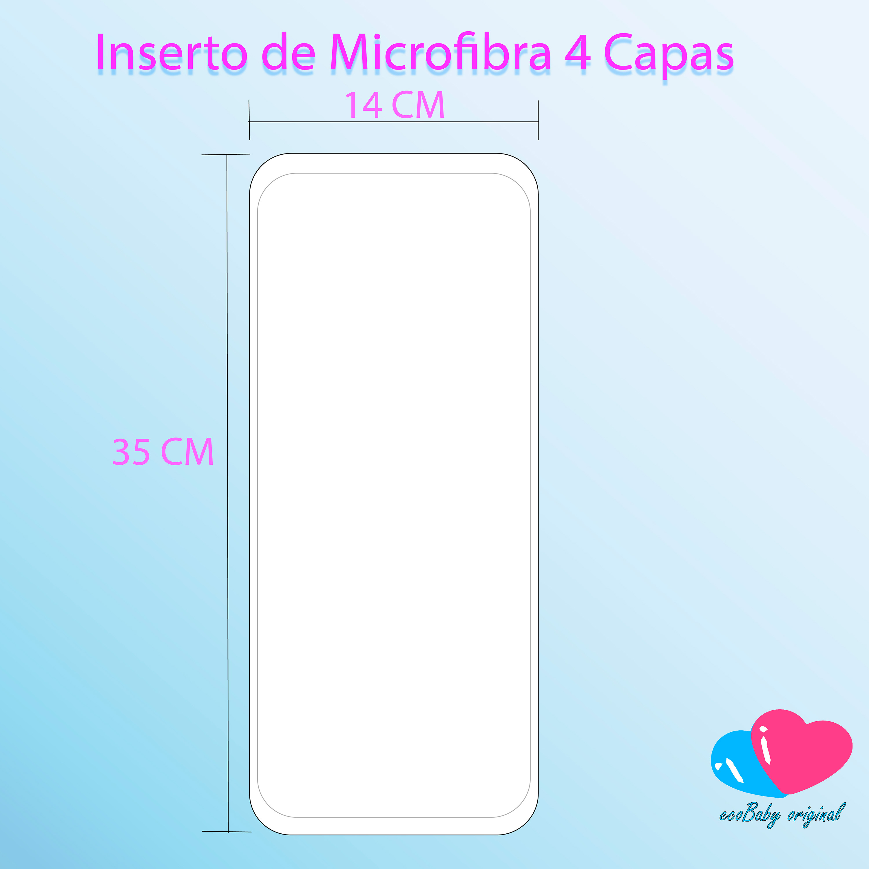 Foto 5 | Pañal De Tela Para Bebes Reutilizables Ecologicos Con Inserto De Microfibra 4 Capas Ecobaby Original