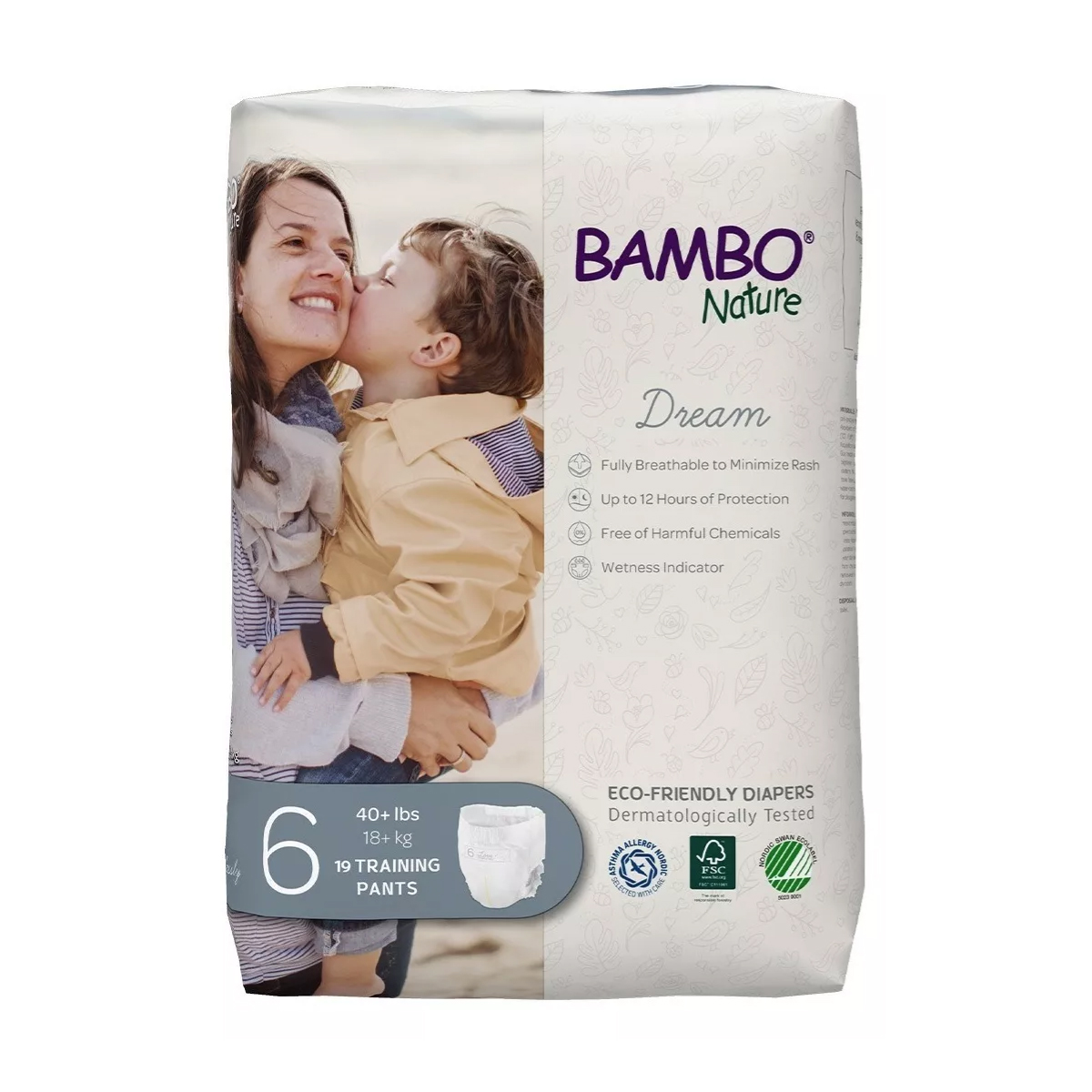 Calzón Entrenador Bambo Nature Dream 19pz T6