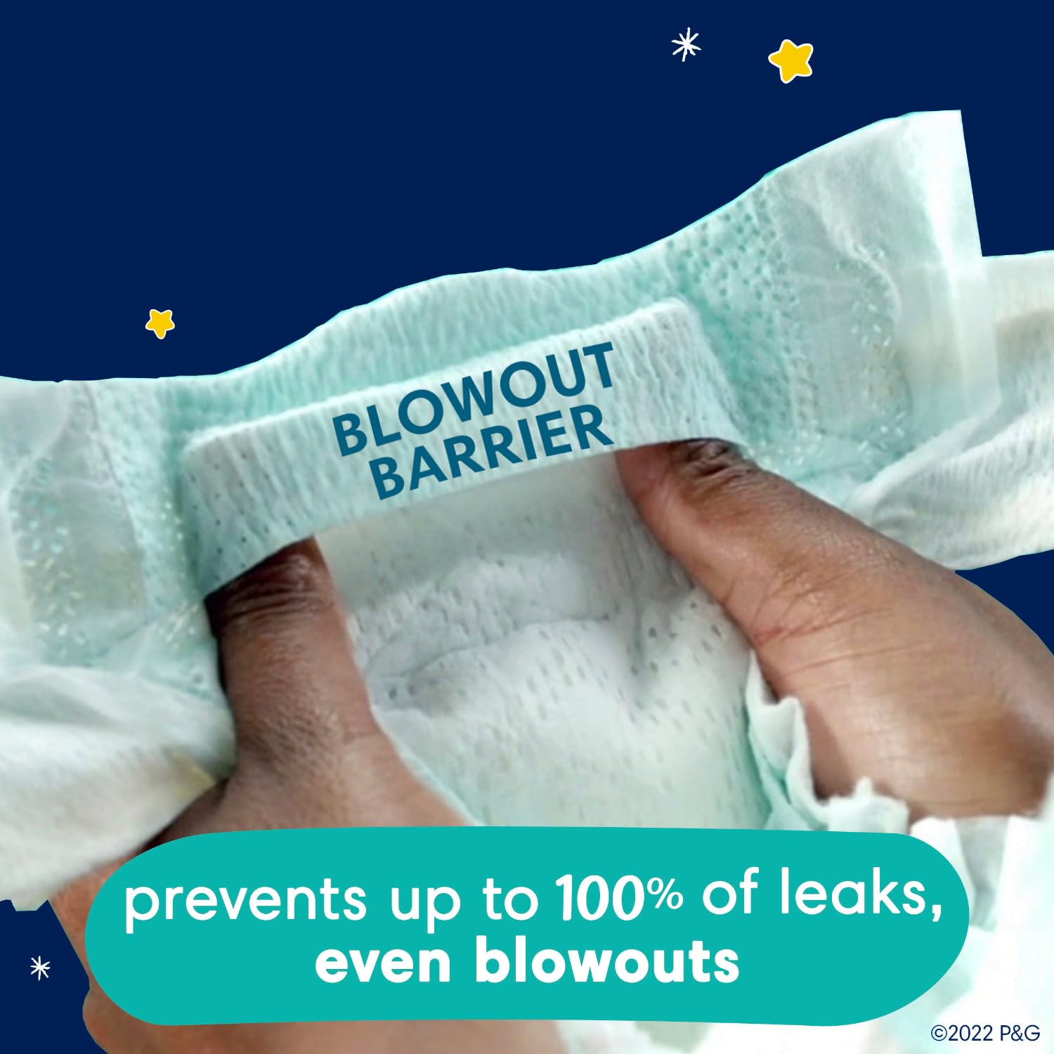 Foto 4 pulgar | Pañales Desechables Para Bebés Pampers Swaddlers Overnights, Tamaño 5 - Venta Internacional.