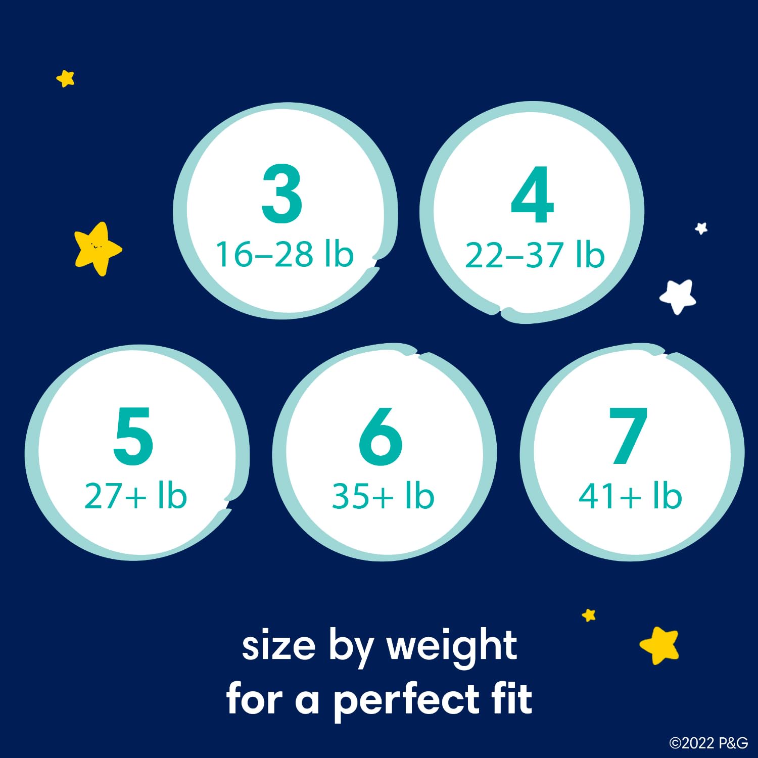 Foto 7 | Pañales Desechables Para Bebés Pampers Swaddlers Overnights, Tamaño 5 - Venta Internacional.