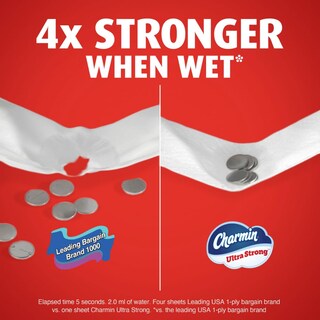 Foto 5 | Papel Higiénico Charmin Ultra Strong, 18 Mega Rollos, 220 Hojas - Venta Internacional.