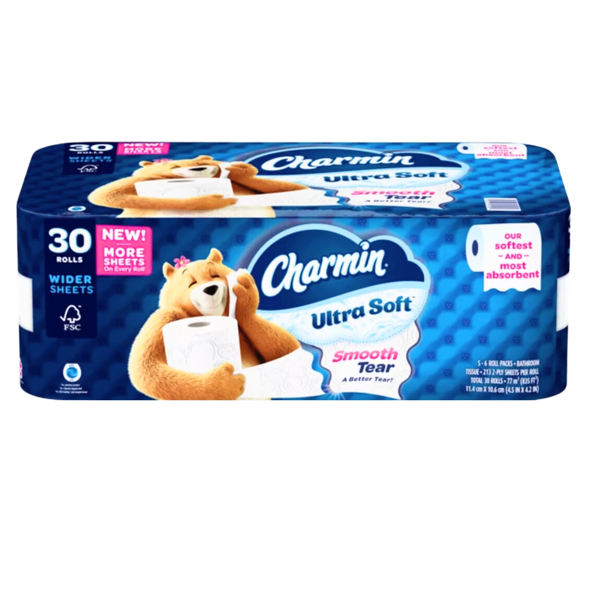 Papel Higiénico Charmin Ultra Soft 30 Rollos Gigantes De 2 Capas - Venta Internacional.