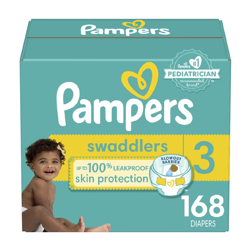 Pañales Pampers, Tamaño 3, Ultrasuaves, Suministro De 1 Mes - Venta Internacional.