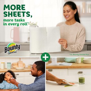 Foto 3 | Toallas De Papel Bounty, Tamaño Rápido, Blancas, 12 Rollos Triples Familiares - Venta Internacional.