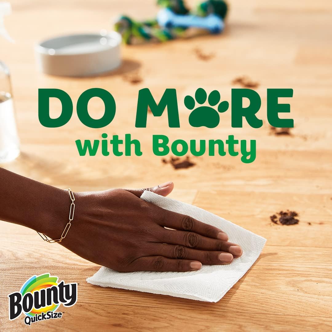 Foto 7 | Toallas De Papel Bounty, Tamaño Rápido, Blancas, 12 Rollos Triples Familiares - Venta Internacional.