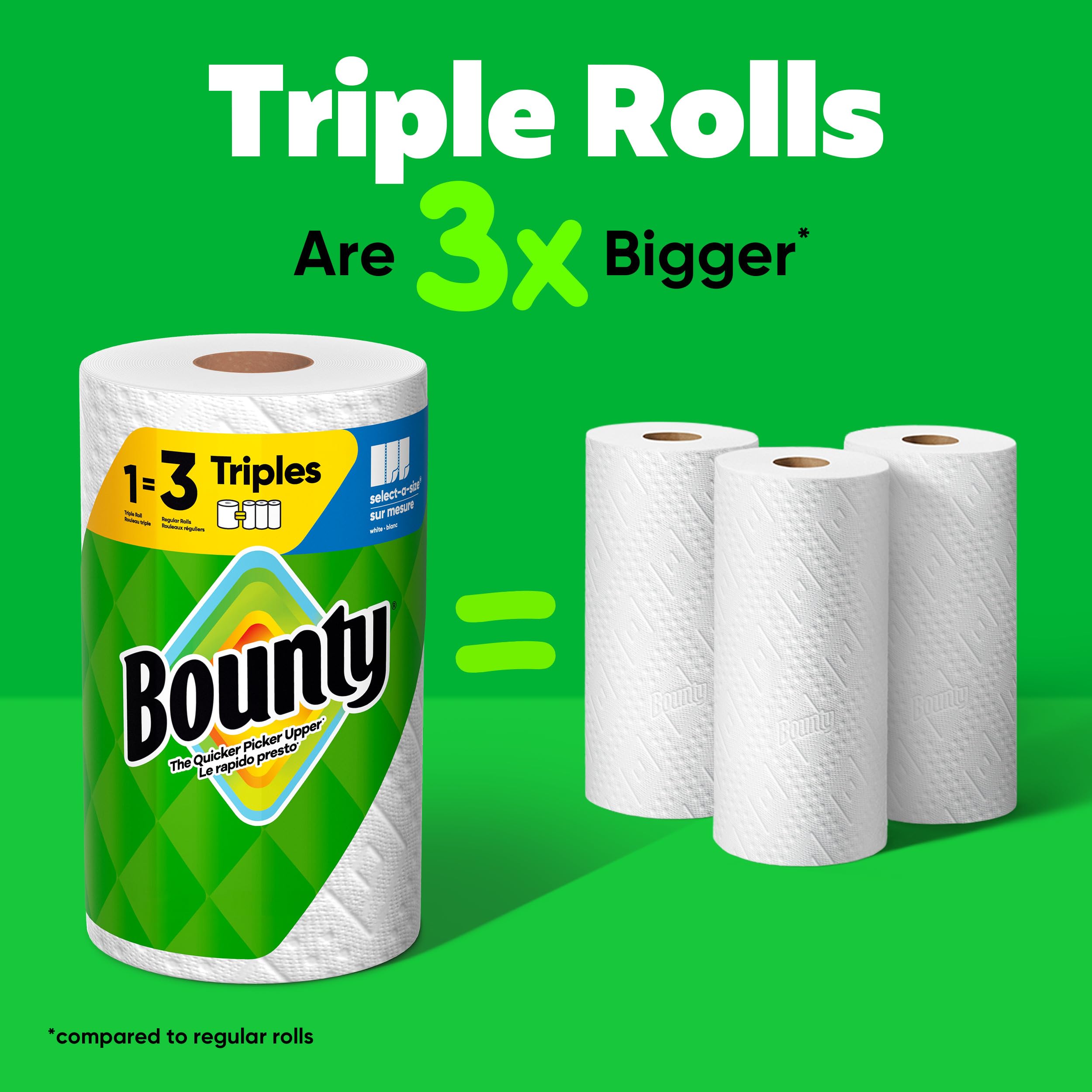 Foto 4 pulgar | Sábana Completa Paper Towels Bounty, Color Blanco, 2 Rollos Triples - Venta Internacional.
