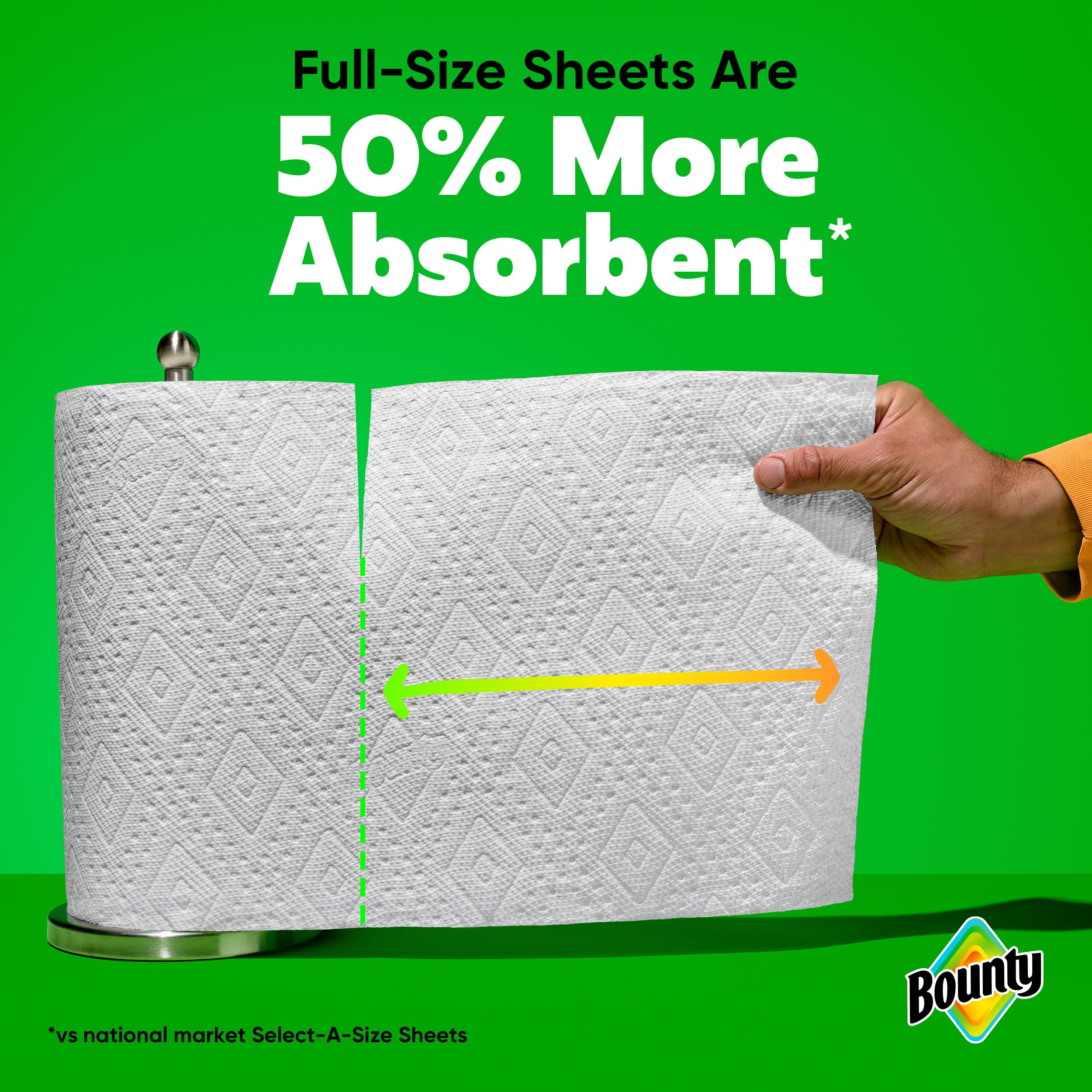 Foto 6 pulgar | Sábana Completa Paper Towels Bounty, Color Blanco, 2 Rollos Triples - Venta Internacional.
