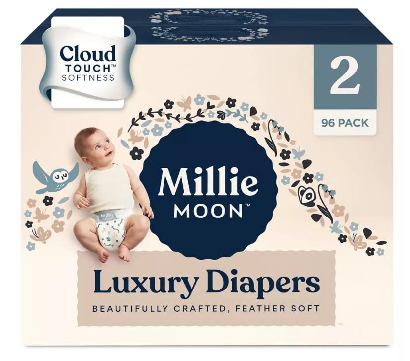 Pañales Millie Moon Luxury Talla 2 96 Unidades - Venta Internacional.