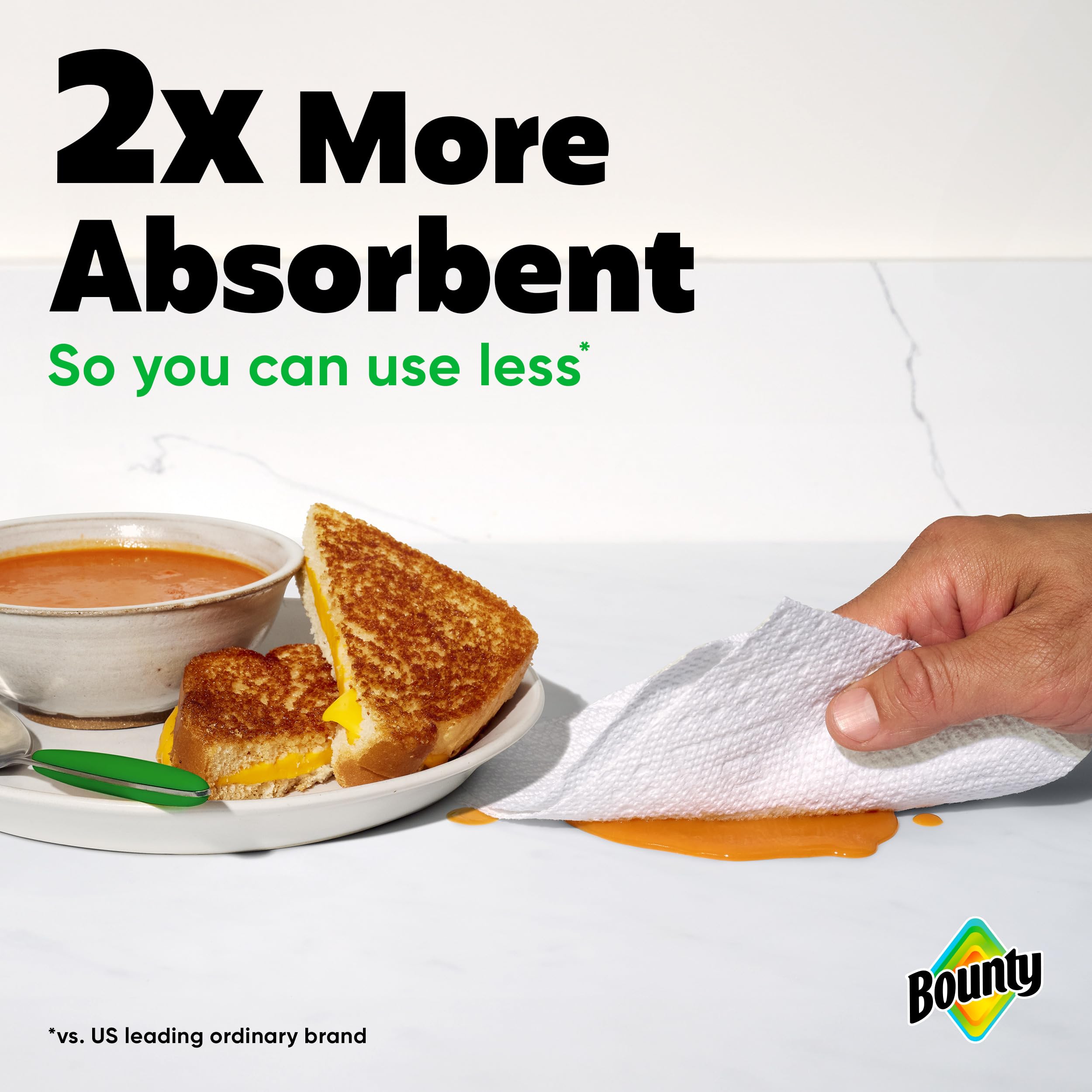 Foto 8 pulgar | Toallas De Papel Bounty Select-a Size, 2 Mega Rollos = 8 Normales - Venta Internacional.