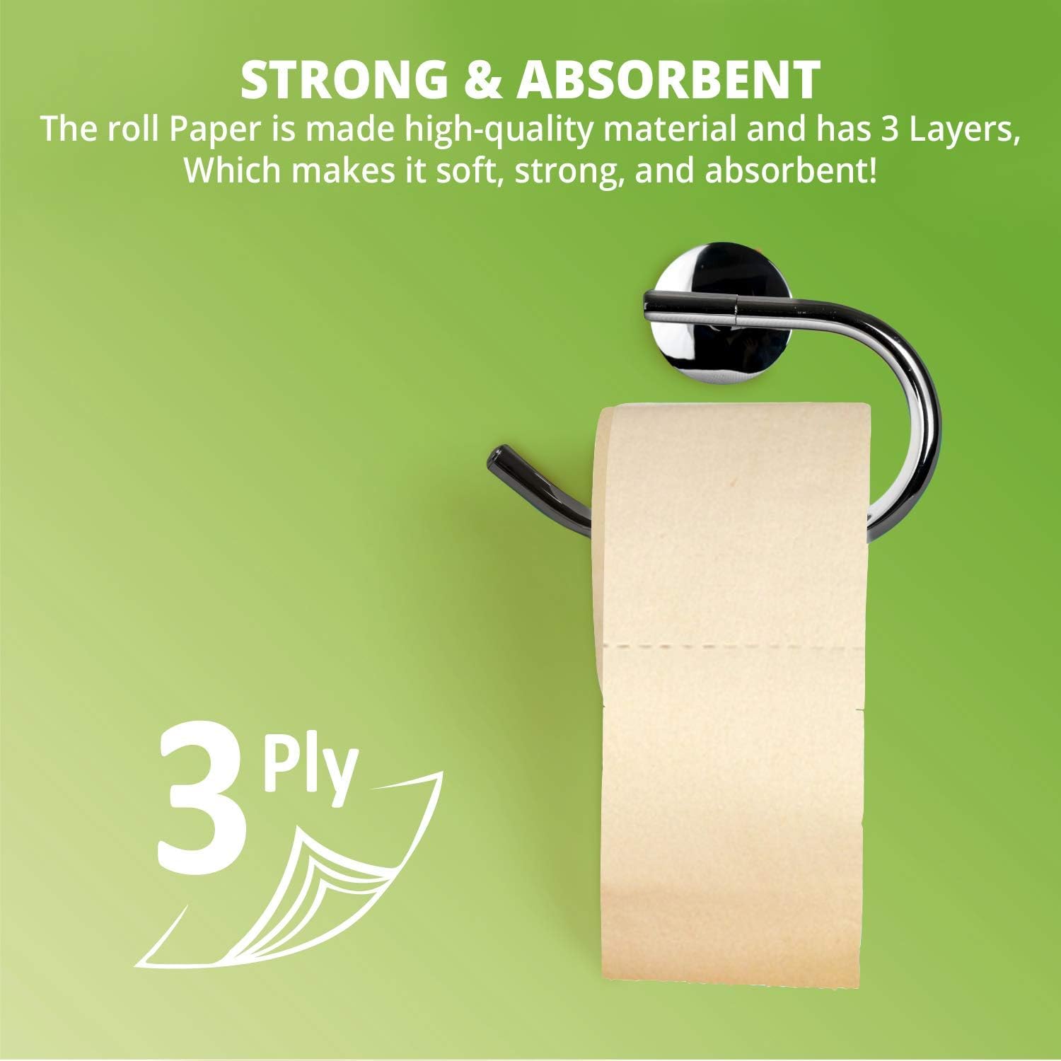 Foto 4 pulgar | Papel Higiénico Wbm Care Ultra Soft, 3 Capas, 40 Rollos, 155 Hojas - Venta Internacional.