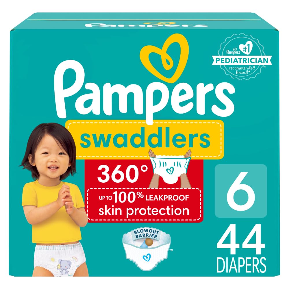 Foto 1 | Pañales Pampers Swaddlers 360, Talla 6, 44 Unidades, Para Bebé - Venta Internacional.