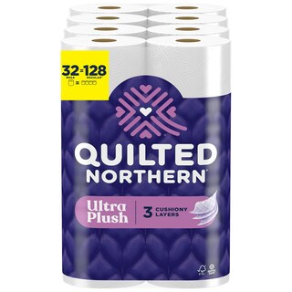 Foto 1 | Papel Higiénico Acolchado Northern Ultra Plush 32 Mega = 128 Reg - Venta Internacional.
