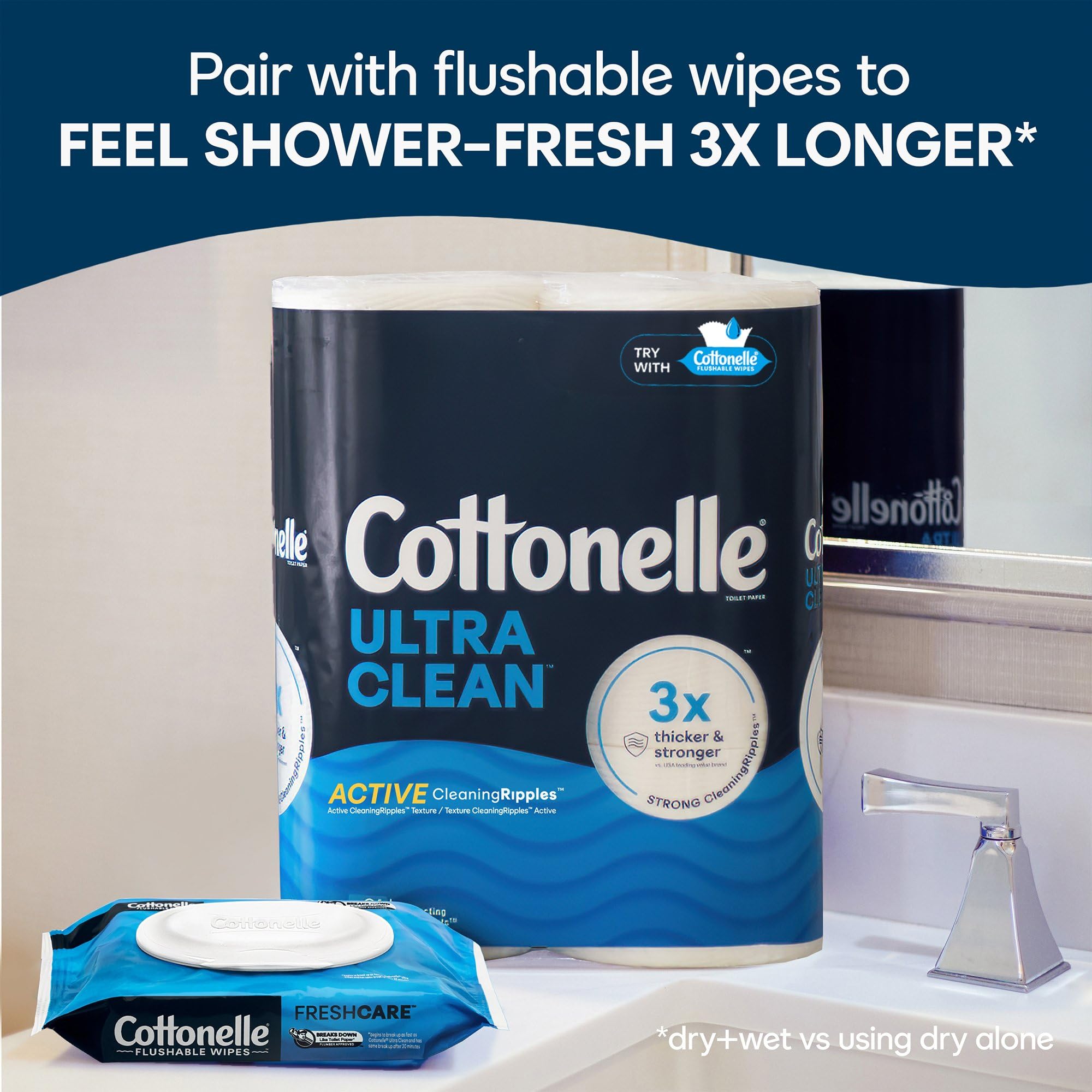 Foto 8 pulgar | Papel Higiénico Cottonelle Ultra Clean 32 Family Mega Rolls - Venta Internacional.