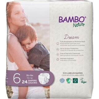 Foto 1 | Pañales Para Bebés Bambo Nature Hipoalergénicos, Tamaño 6 (144 Unidades) - Venta Internacional.