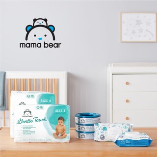 Foto 7 | Pañales Mama Bear Gentle Touch Hipoalergénicos, Tamaño 7, 80 Unidades - Venta Internacional.