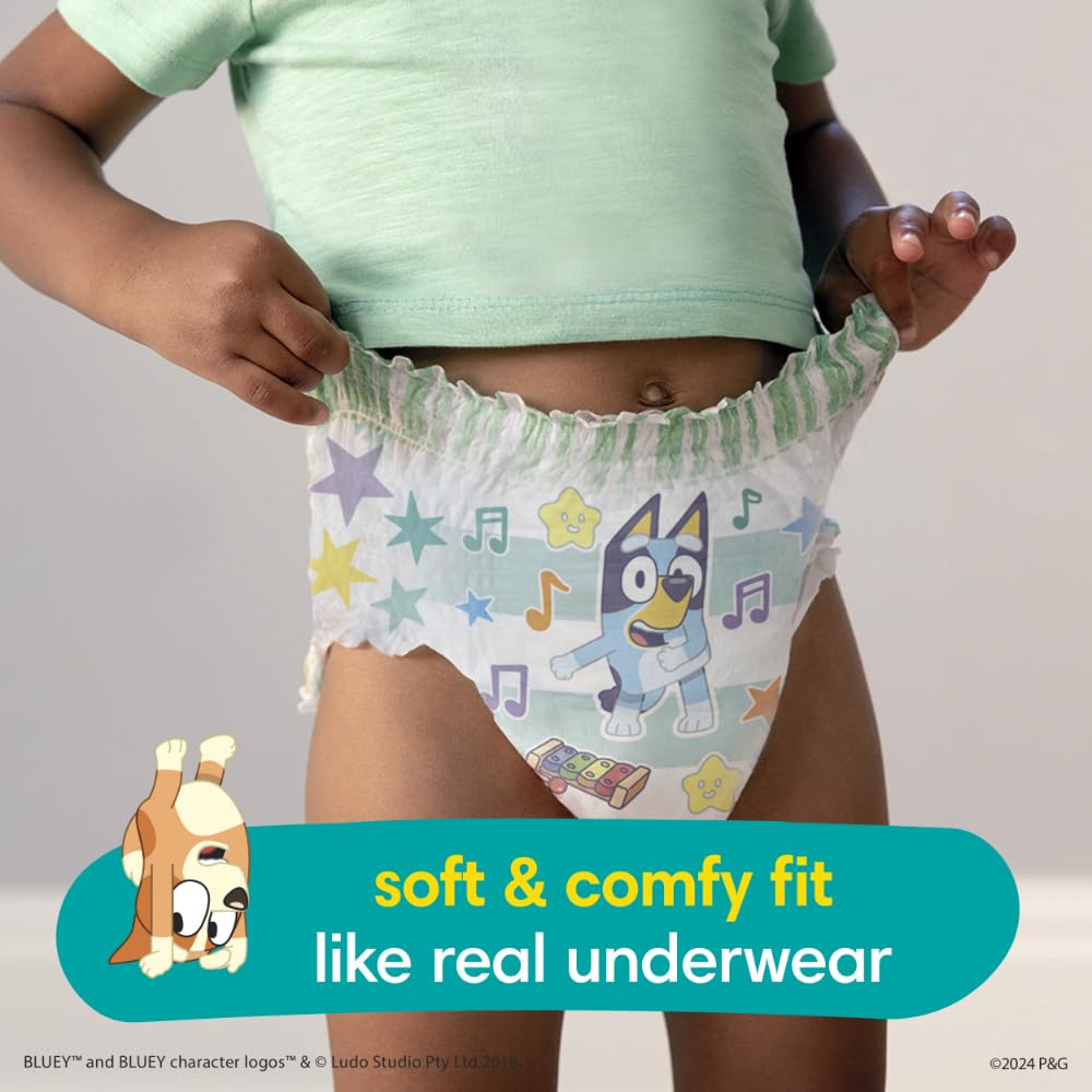 Foto 3 pulgar | Pantalones De Entrenamiento Pampers Easy Ups Para Niños Y Niñas 3t-4t, 22 Unidades - Venta Internacional.