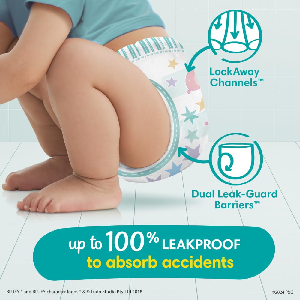 Foto 4 pulgar | Pantalones De Entrenamiento Pampers Easy Ups Para Niños Y Niñas 3t-4t, 22 Unidades - Venta Internacional.