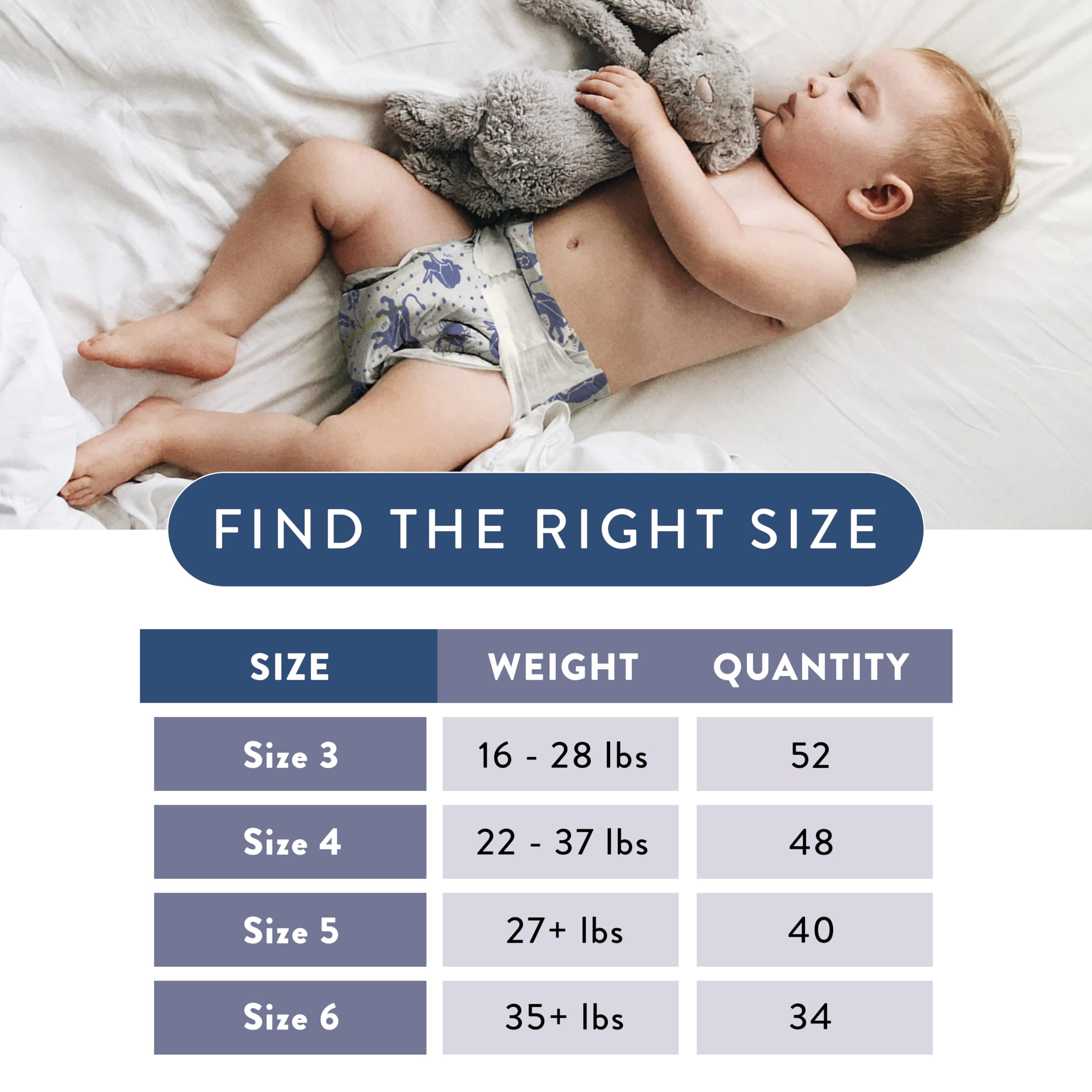 Foto 4 | Pañales The Honest Company Clean Conscious Overnight, Talla 4 - Venta Internacional.