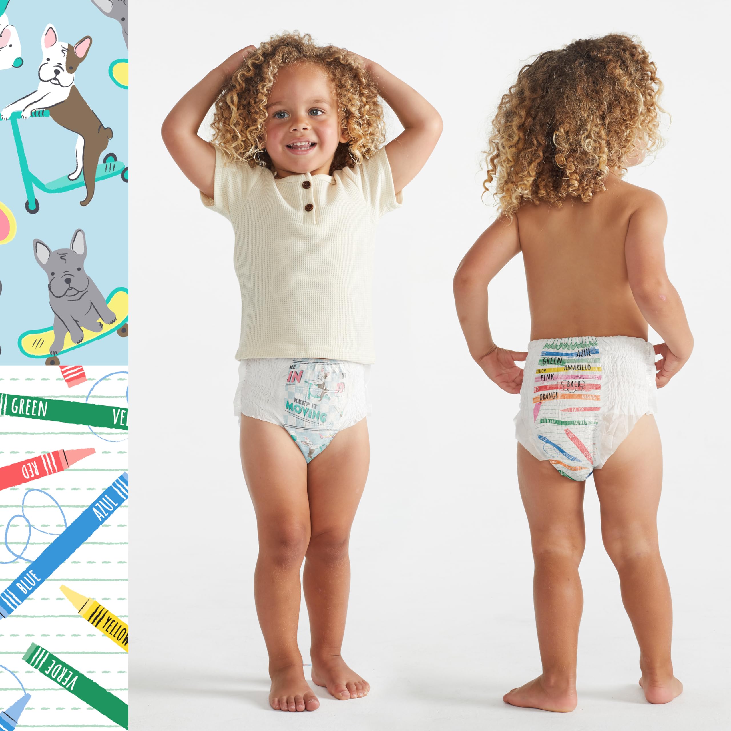 Foto 4 pulgar | Pantalones De Entrenamiento The Honest Company Clean Conscious, Talla 4t/5t - Venta Internacional.