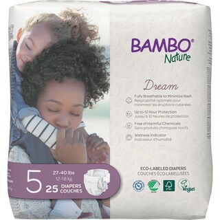Foto 1 | Pañales Para Bebés Bambo Nature Premium, Ecológicos, Tamaño 5 X 150 - Venta Internacional.