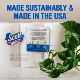 Foto 5 | Papel Higiénico Scott 1000 Trusted Clean 32 Rollos De 1 Capa - Venta Internacional.