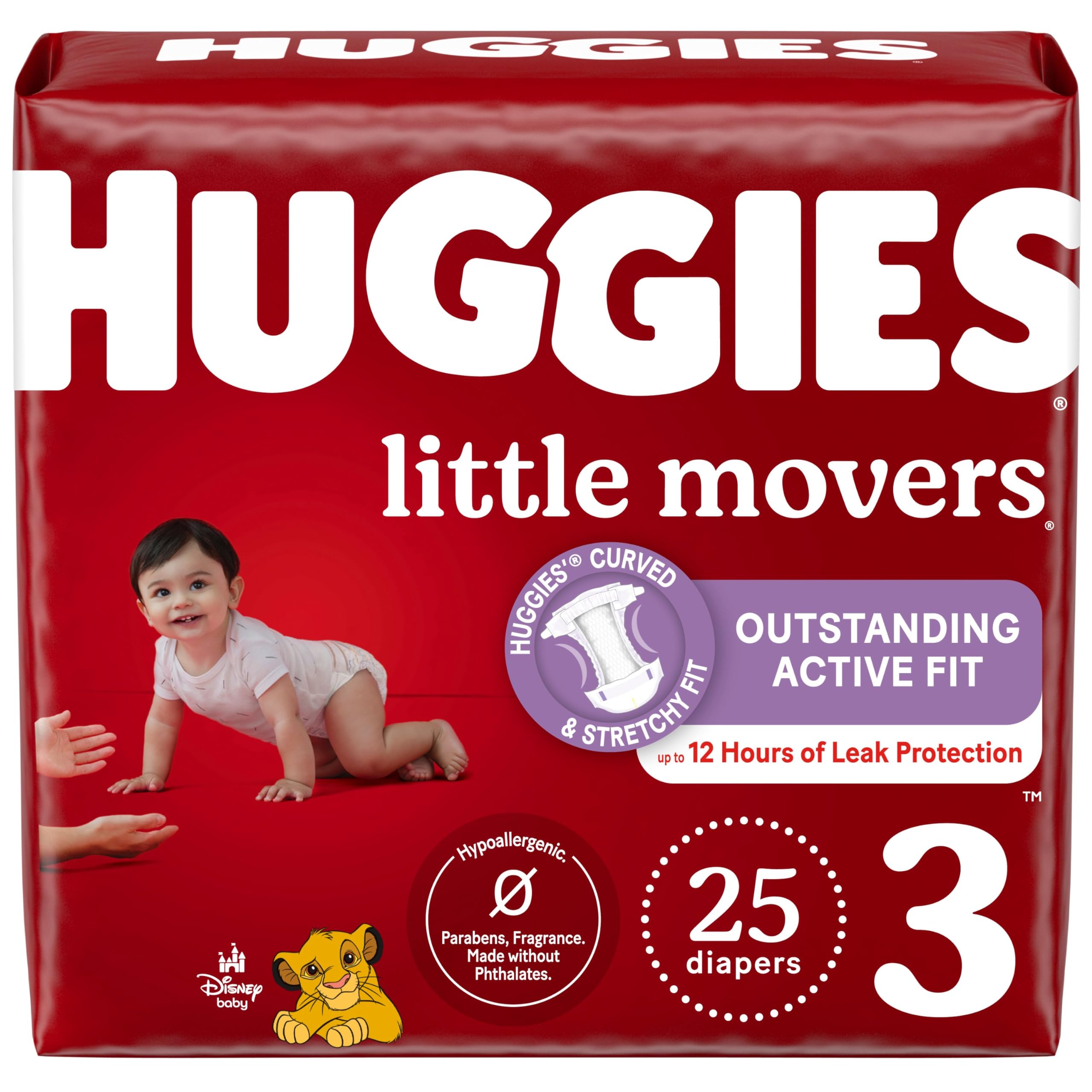Foto 2 pulgar | Pañales Huggies Little Movers Talla 3 (7-13 Kg) 25 Unidades - Venta Internacional.